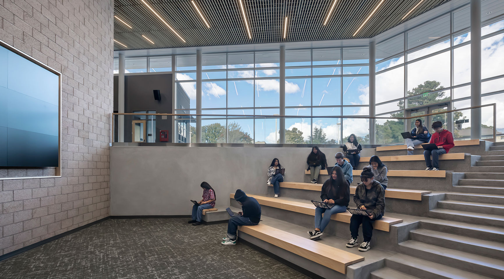 Banning High School Theater Lobby