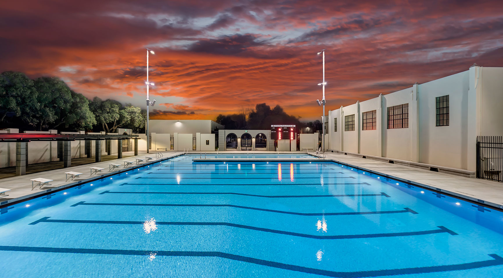 Chaffey High School Aquatic Center Architecture