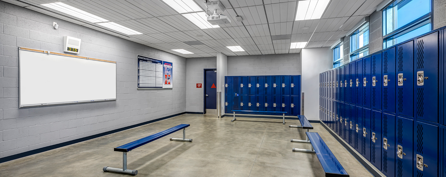 Heritage High School Aquatics Locker Room