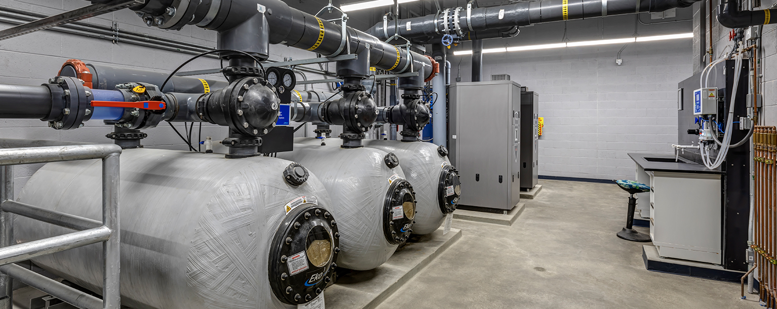 Heritage High School Pool Equipment Room