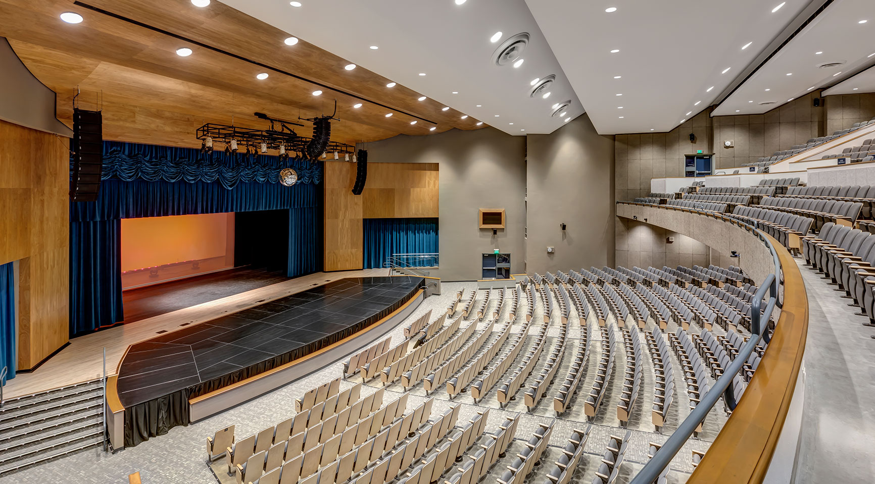 Jordan HS Theater Interior Design