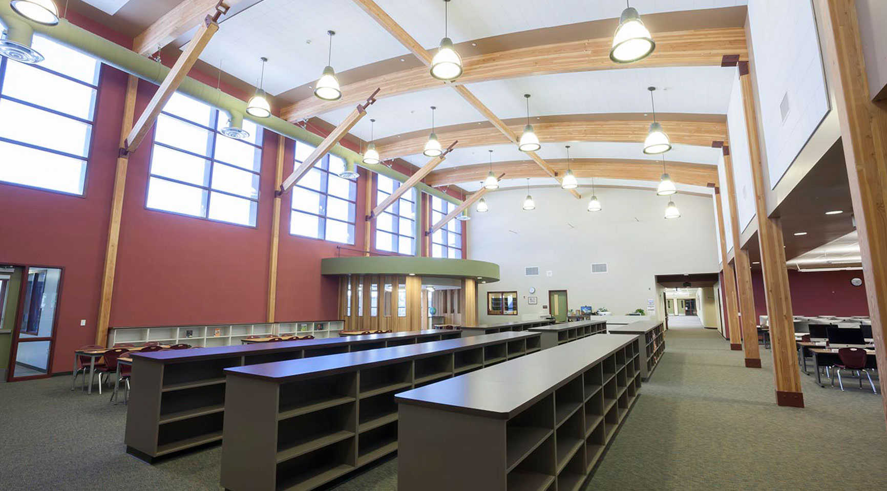Paakuma K-8 School Library Interior Design