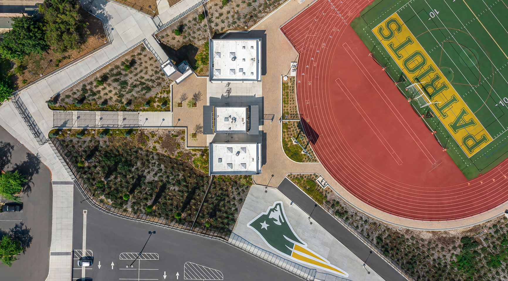 Patrick Henry HS Field Endzone