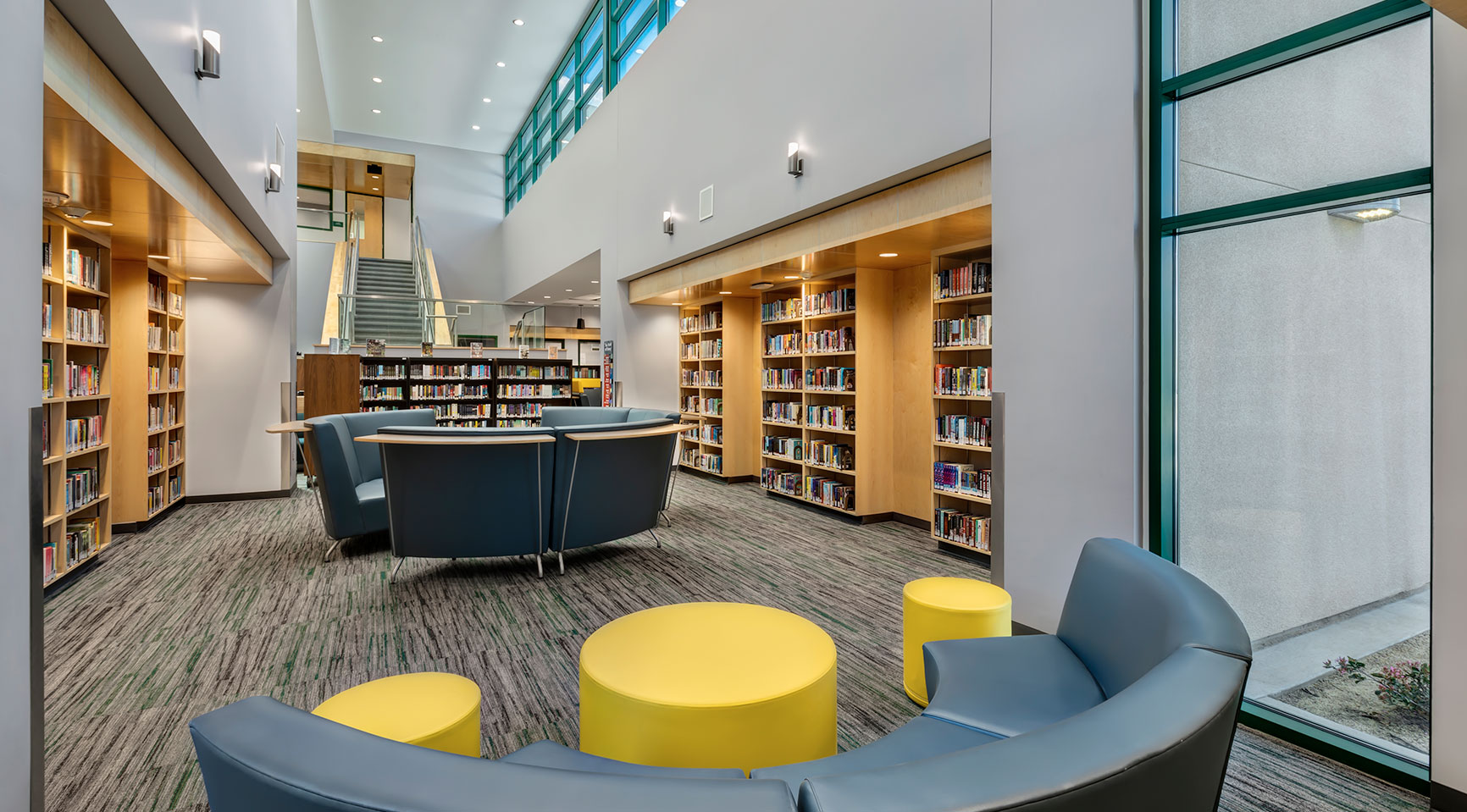Perris High School Library Interior Design
