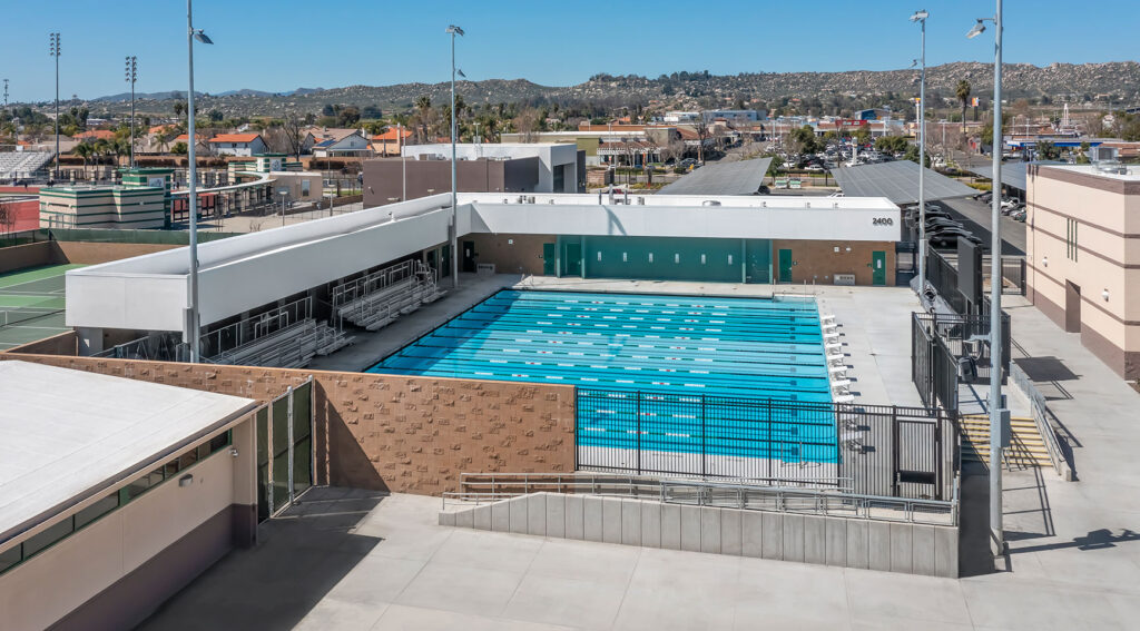 Perris High School Aquatic Center - PJHM Architects