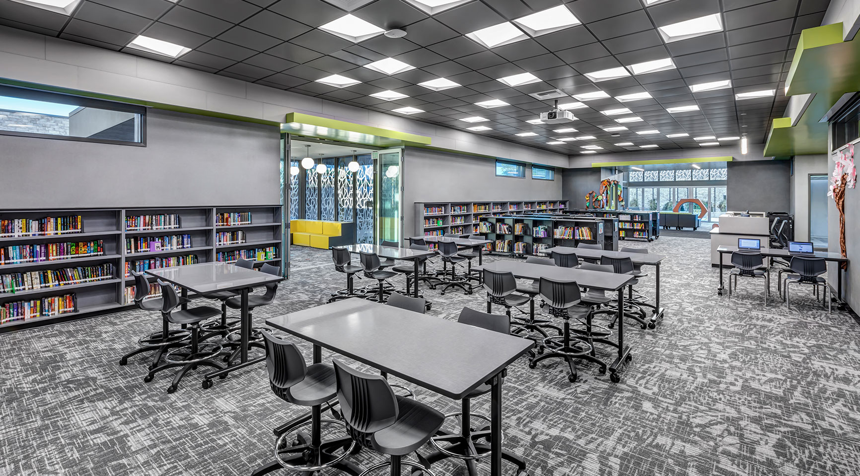 Solis Park Library Interior Design