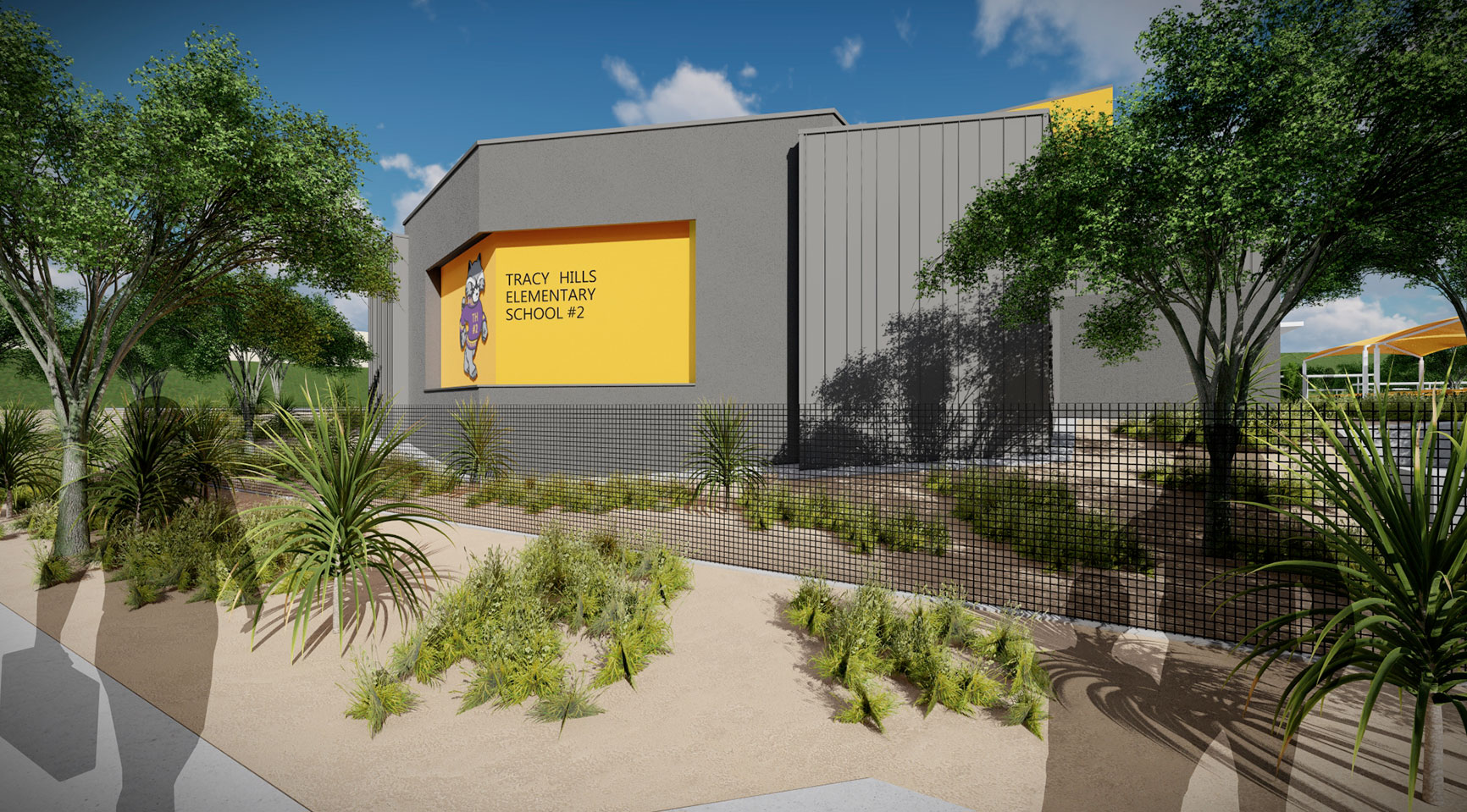 Elementary School Gymnasium Exterior Architecture